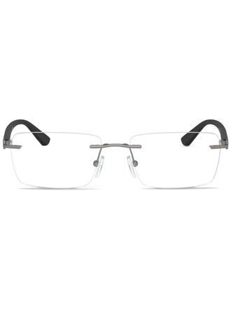 A|X Armani Exchange Occhiali squadrati - Grigio