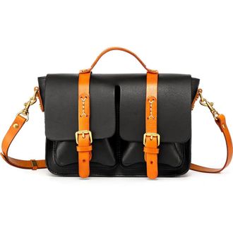 OLD TREND Speedwell Leather Satchel in Black at Nordstrom Rack