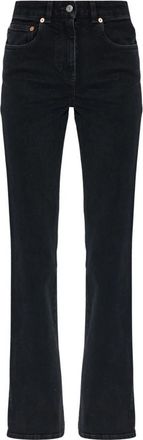 Balmain Straight-leg Jeans - Dames - Regular Fit Jeans - Zwart - XS - Denim - Jeans