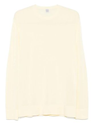 Toteme T-shirt met lange mouwen - Geel