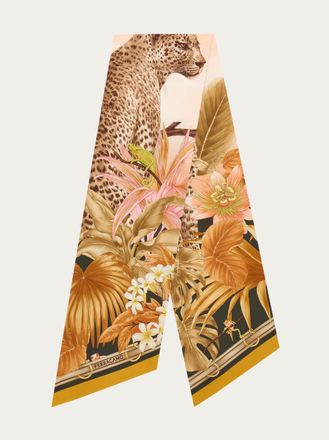 Ferragamo Donna Bandeaux stampa Felini Arancione