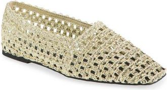 Rag & Bone Emma Woven Flat in Gold Mesh at Nordstrom, Size 8.5Us