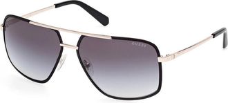 Guess GU00167 02B Mens Sunglasses Black Size 60