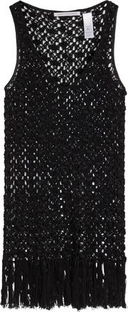Maria McManus Macram&eacute; Cotton top - Black - S (UK8-10 / S)