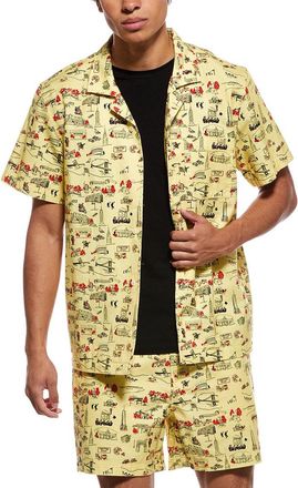 Rowing Blazers Linen-Blend Camp Shirt