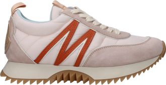 Moncler Womens Laceup Low Top Sneakers - Light Grey Textile - Size 36.5 EU/IT