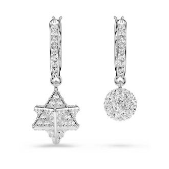 Swarovski Dextera Oorhangers - Dames - Oorbellen - Grijs - ONE Size - Accessoires