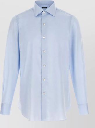 Finamore cotton textured shirt