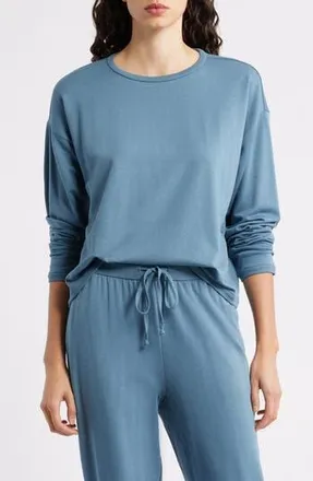 Eileen Fisher Boxy Terry Top in Sea Spray at Nordstrom Rack, Size X-Large