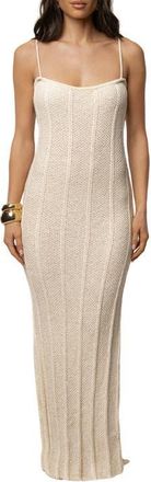 JLUXLABEL Cabana Views Crochet Dress in Ivory at Nordstrom, Size X-Small