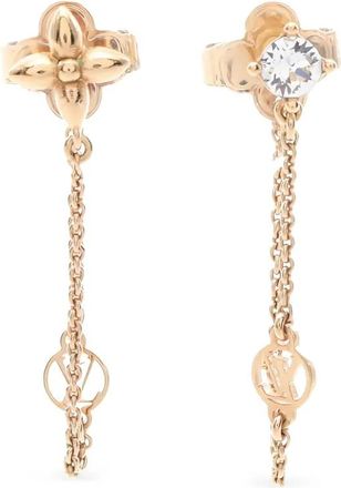 Louis Vuitton Orecchini Petit Louis con strass - Oro