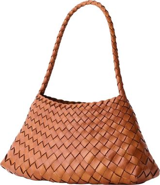 Dragon Diffusion Womens Shoulder Bag Rosanna Leather Brown
