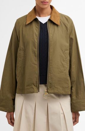 Barbour Catlin Casual Jacket in Dusky Green/ancient at Nordstrom, Size 10