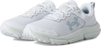 Under Armour Charged Assert 10 Womens Shoes Distant Gray/Distant Gray/Metallic Silica : 10.5 B - Medium, Textile