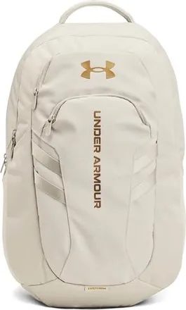 Under Armour Womens Hustle 6.0 Pro Backpack - Adult Summit White/Metallic Gold