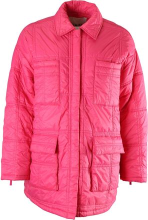 Remain Anine Puffer Jacket in Pink Recycled Polyamide
