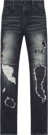 Rta Clayton Ripped Skinny Jeans in Fray Noir at Nordstrom, Size 31