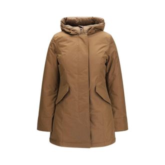 Woolrich Hooded Down Parka - Brown
