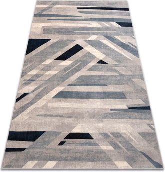RugsX Rugsx - Carpet Wool nain Geometric 7706/51655 beige / blue beige 200x300 cm