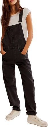 Free People We the Free Ziggy Denim Overalls in Mineral Black at Nordstrom, Size X-Small
