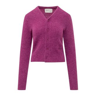 Ami Truien & Vesten, Dames, Roze, XS, Wol, V-hals Cardigan
