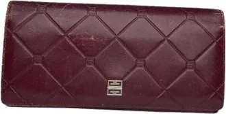 Givenchy Pre-owned Wallets, female, Red, Size: ONE SIZE Pre-owned Leather Wallet