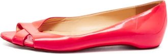 Christian Louboutin Sandali in pelle verniciata - Rosso