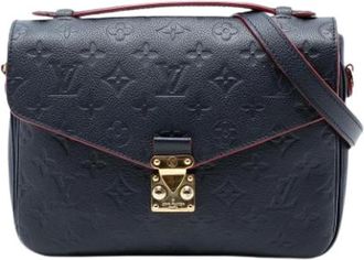 Louis Vuitton Pre-owned Cross Body Bags, female, Blue, Size: ONE SIZE Pre-owned Pochette Metis