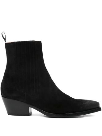 Sartore pointed-toe boots - Black