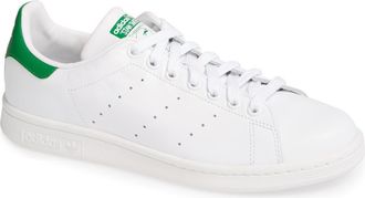adidas Stan Smith Sneaker in White/white/green at Nordstrom, Size 4.5