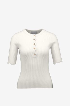 Allude Pullover mit Rundhalsausschnitt aus Wolle und Kaschmir