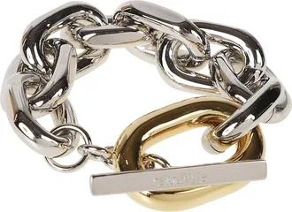 Paco Rabanne Two-Tone Chain Aluminium-Blend Bracelet