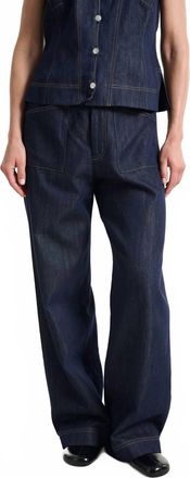 Bitte Kai Rand Kurai Straight Leg Pant In Dark Denim