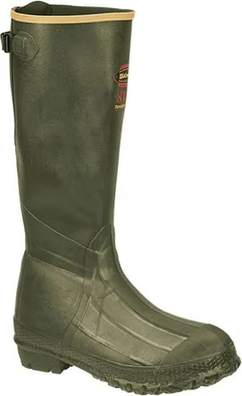 LaCrosse Mens Burly 800G Trac Lite Boots In Forest Green