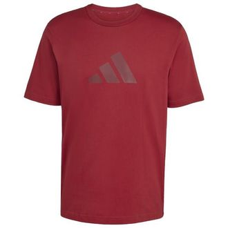 adidas Future Icons 3 Bar Logo Tee T-Shirt f&uuml;r Herren | rot
