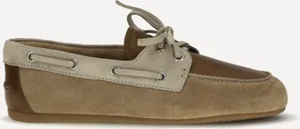 Miu Miu Leather and suede Loafers Female 40