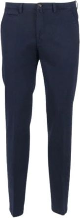 BRIGLIA 1949 Heren, Broeken, Blauw, Maat: XS Katoen