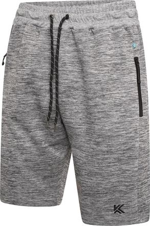 KAM Active Performance Marl Sports Shorts for Mens (KBS AP005) Grey, 2XL