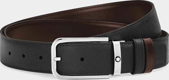 Montblanc Reversible Two-Tone Leather Belt
