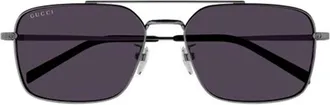 Gucci Violet Navigator Mens Sunglasses GG1957SA 003 58