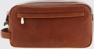 Brunello Cucinelli Beauty case in pelle di vitello Brunello Cucinelli