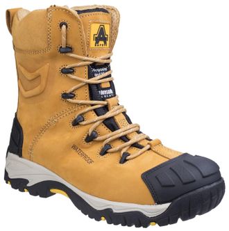 Amblers Mens FS998 Waterproof Lace up Safety Boot - Honey Leather - Size 13 (UK Shoe)
