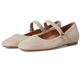 Vionic Alameda Mary Janes Womens Shoes Lucid Beige : 6.5 M, Suede