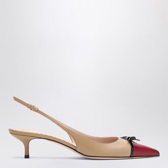 Valentino Garavani Slingback Bepointy 60MM beige/bordeaux