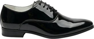 TruClothing Formal Patent PU Leather Oxfords Lace-Up Dress Shoes