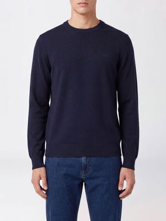 HUGO BOSS Maglia girocollo in pura lana a maniche lunghe
