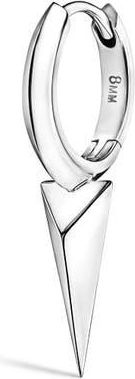 Maria Tash Single Faceted Spike Clicker Earring in White Gold at Nordstrom, Size 6.5 Mm