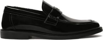 Kazar Monogram loafers van zwart leer - Heren - Loafers - Zwart - 42 EU - Leer - Schoenen