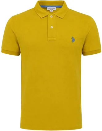 U.S.Polo Association U.s. Polo Assn., Uomo, Top, Giallo, L, new
