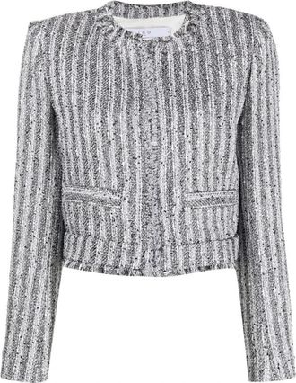 Iro Casual Multicolour Blazer - Dames - Blazers - Grijs - XL - Katoen - Jassen